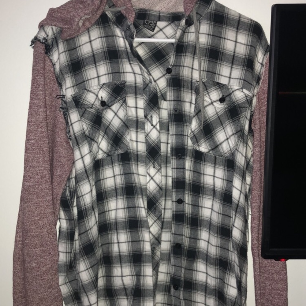 Flannel Sweatshirt